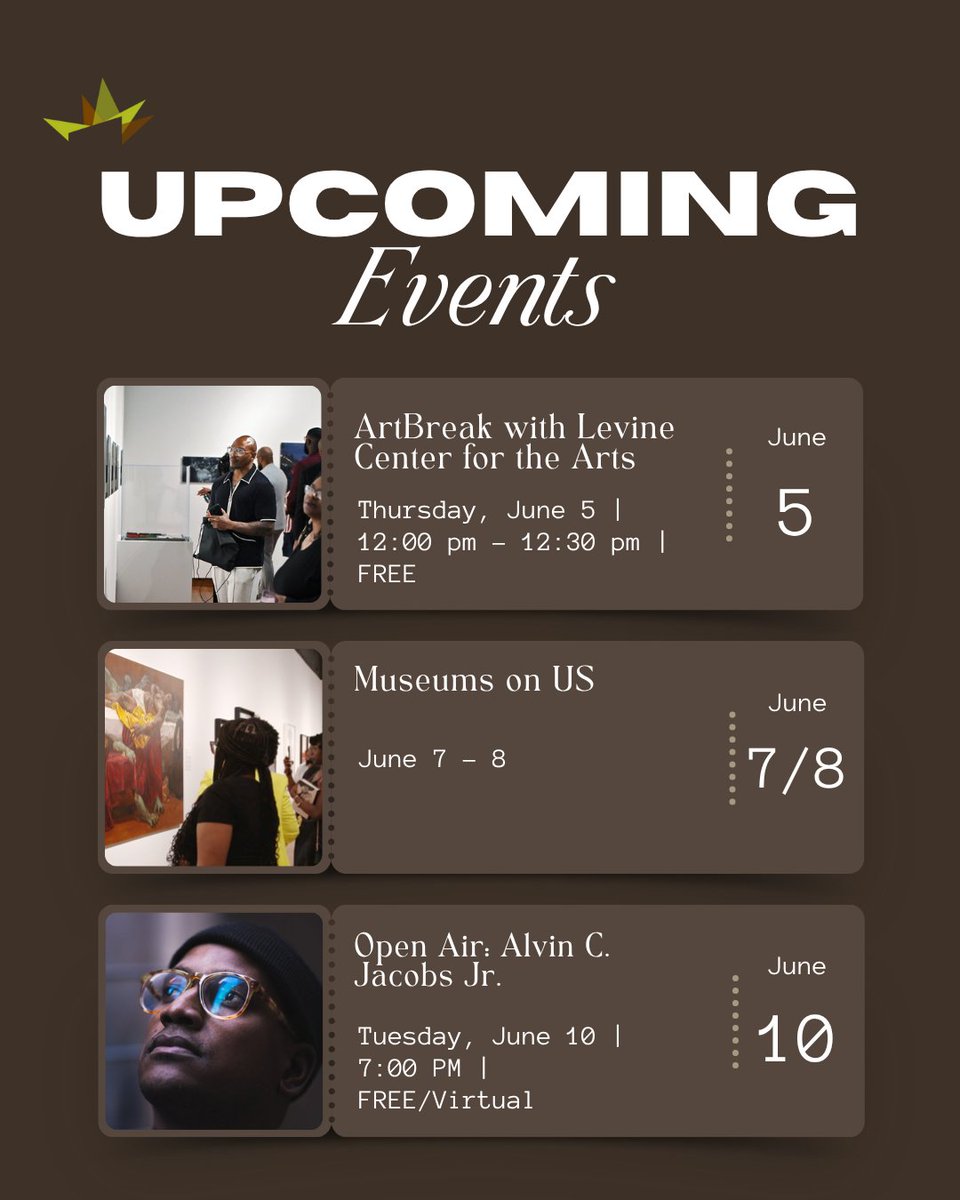 We’ve got a full calendar of programs lined up this June — but here are just a few highlights coming up  to get you started. 🎨📚🎥

🌐 Check out the full list of programs &amp; events: ganttcenter.org