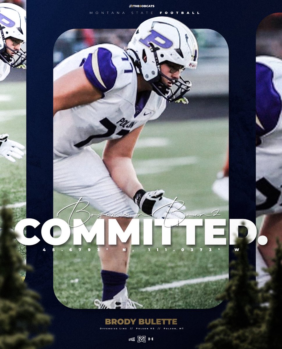 Brody Bulette (@bulettebrody) on Twitter photo After a great camp at <a href="/MSUBobcats_FB/">Montana State Football</a> I’m blessed to say I’m fully committed to being a Bobcat. Thank you for the opportunity <a href="/bvigen/">Brent Vigen</a> <a href="/coach_sterbick/">Pete Sterbick</a> <a href="/CoachSmith59/">Matthew Smith</a>! I can’t wait to be a Bobcat! After a great camp at <a href="/MSUBobcats_FB/">Montana State Football</a> I’m blessed to say I’m fully committed to being a Bobcat. Thank you for the opportunity <a href="/bvigen/">Brent Vigen</a> <a href="/coach_sterbick/">Pete Sterbick</a> <a href="/CoachSmith59/">Matthew Smith</a>! I can’t wait to be a Bobcat!