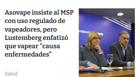 Vapear está mal pero fomentar la marihuana está bien para el frente amplio?
Alguien que me explique