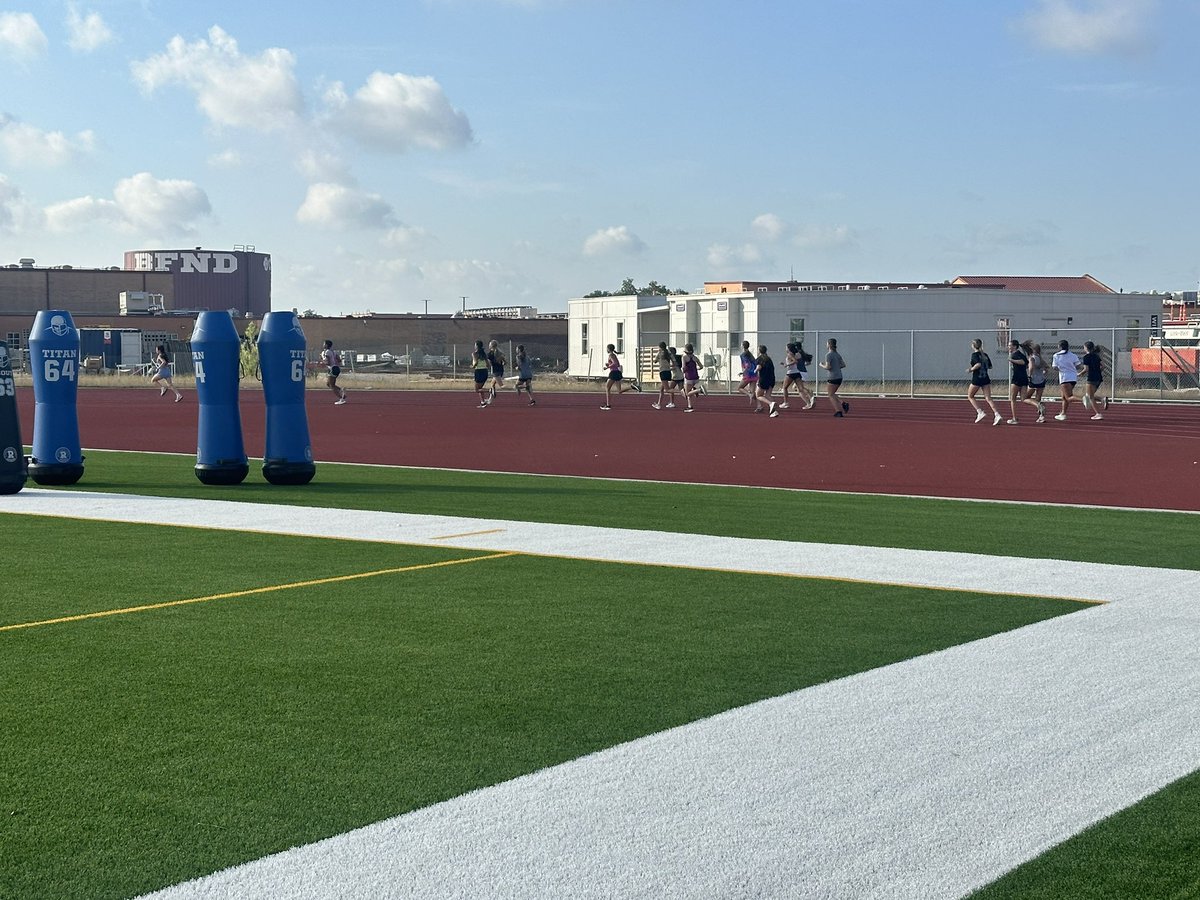 First practice for the 2025 Cross Country season is complete! We had 21 girls show up for the first day of summer mileage, this program just keeps growing! It’s going to be a great summer!