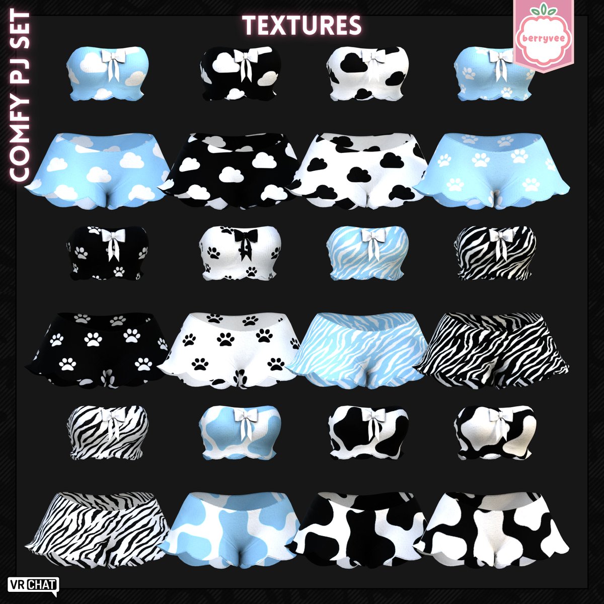 made a new cute comfy set and I loveeee it!!!! 

#b3d #vrchatassets #vrcassets #vrchatasset #vrchatasset