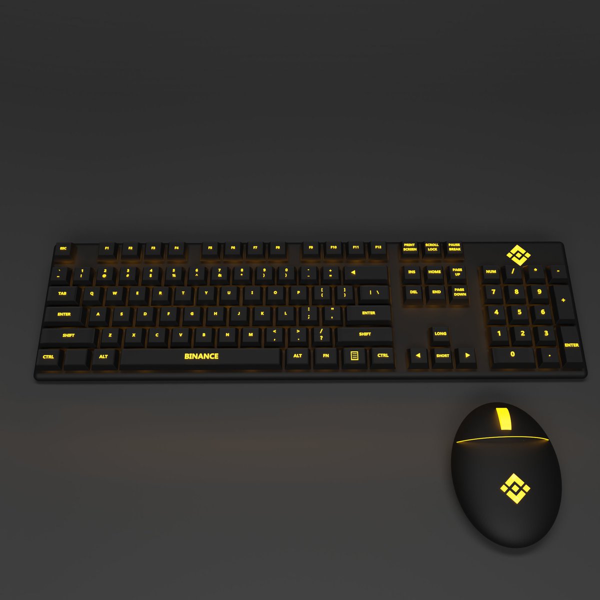 Saw a Binance post about keycaps and decided to design my own version of the keyboard.
Traders, would you cop this kind of gear?😅

<a href="/binance/">Binance</a> 
#Web3 #trader #trading #design #binance #crypto #blockchain #btc #eth