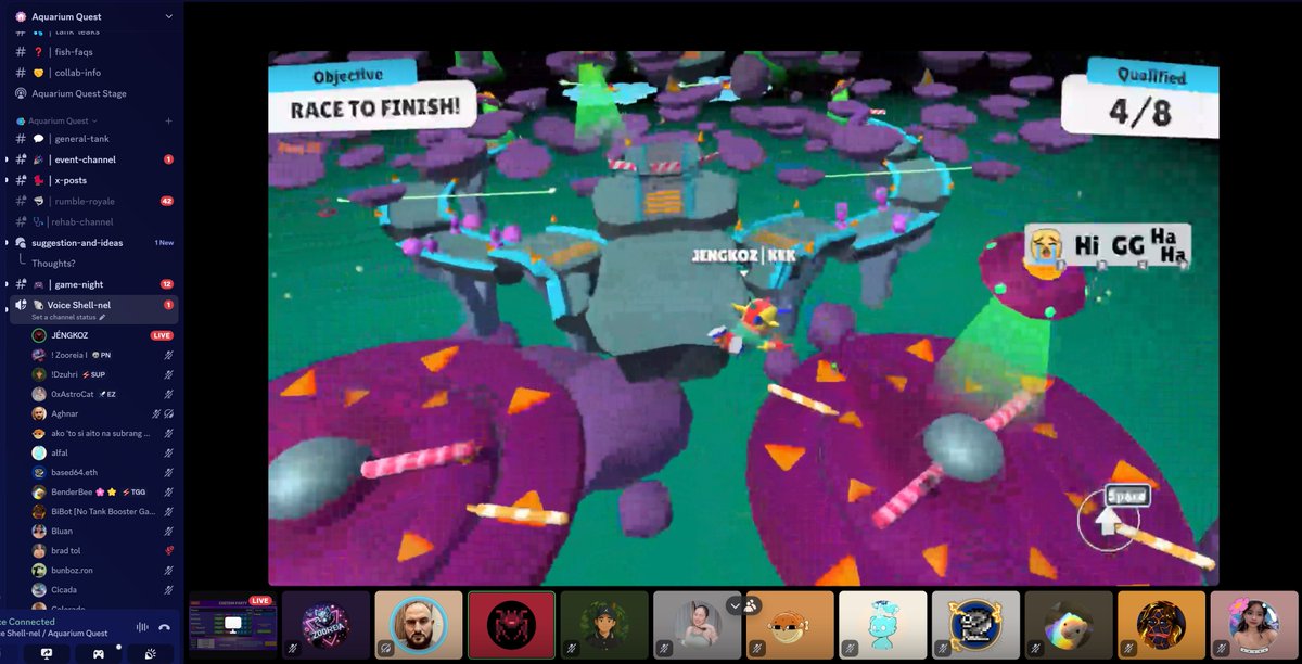 based64.ron (@based64_eth) on Twitter photo happening now in <a href="/aquarium_quest/">Aquarium Quest</a> discord:
Stumble Guys Game Night!
play and earn whitelist spots for our upcoming mint:
discord.gg/aquarium-quest happening now in <a href="/aquarium_quest/">Aquarium Quest</a> discord:
Stumble Guys Game Night!
play and earn whitelist spots for our upcoming mint:
discord.gg/aquarium-quest