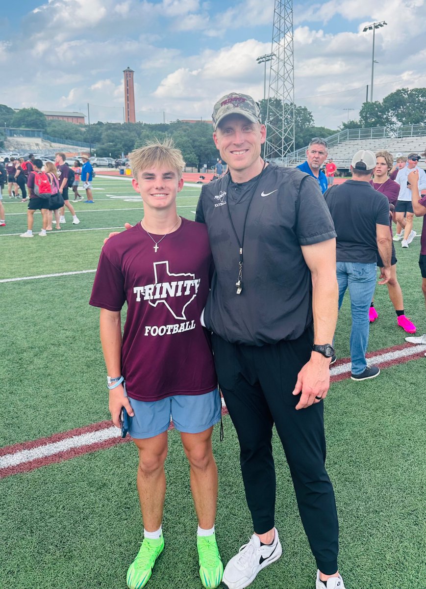 Beckham St. Peter (@beckham_stpeter) on Twitter photo Had a great camp this afternoon at Trinity University Elite Prospects Football Camp. Had fun competing and working at receiver!
<a href="/JerhemeUrban83/">Jerheme Urban</a> <a href="/coachmcthompson/">Mitchell Thompson</a> <a href="/TUFootballTX/">Trinity University Football</a> <a href="/CoachMMorrison/">Matt Morrison</a> <a href="/coach_mcarlson/">Michael Carlson</a> Had a great camp this afternoon at Trinity University Elite Prospects Football Camp. Had fun competing and working at receiver!
<a href="/JerhemeUrban83/">Jerheme Urban</a> <a href="/coachmcthompson/">Mitchell Thompson</a> <a href="/TUFootballTX/">Trinity University Football</a> <a href="/CoachMMorrison/">Matt Morrison</a> <a href="/coach_mcarlson/">Michael Carlson</a>