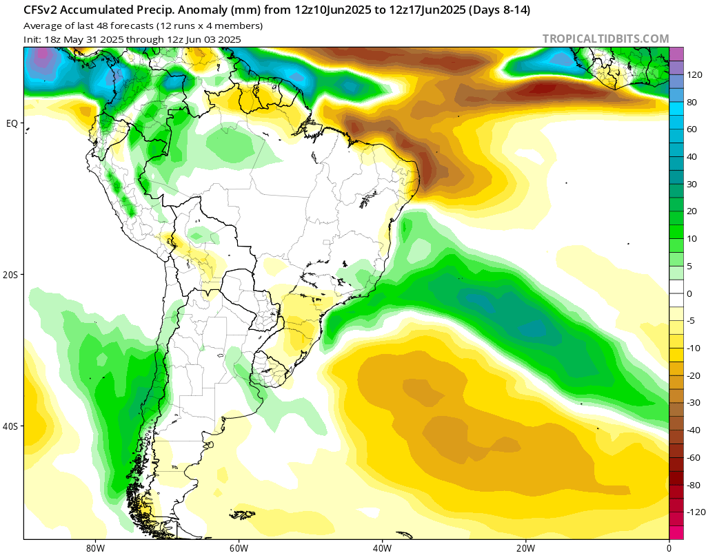 EdoWeatherman's tweet photo. En seguimiento.

Ventana favorable para lluvias importantes en varias regiones de Chile entre el 12 y 19 de junio. En este periodo podrían registrarse uno o dos eventos de lluvia en la zona central y sur, incluso en sectores de la zona norte.

Por ahora no daré más detalles, esto para evitar los comentarios chaqueteros o de bots.

Winter is coming.