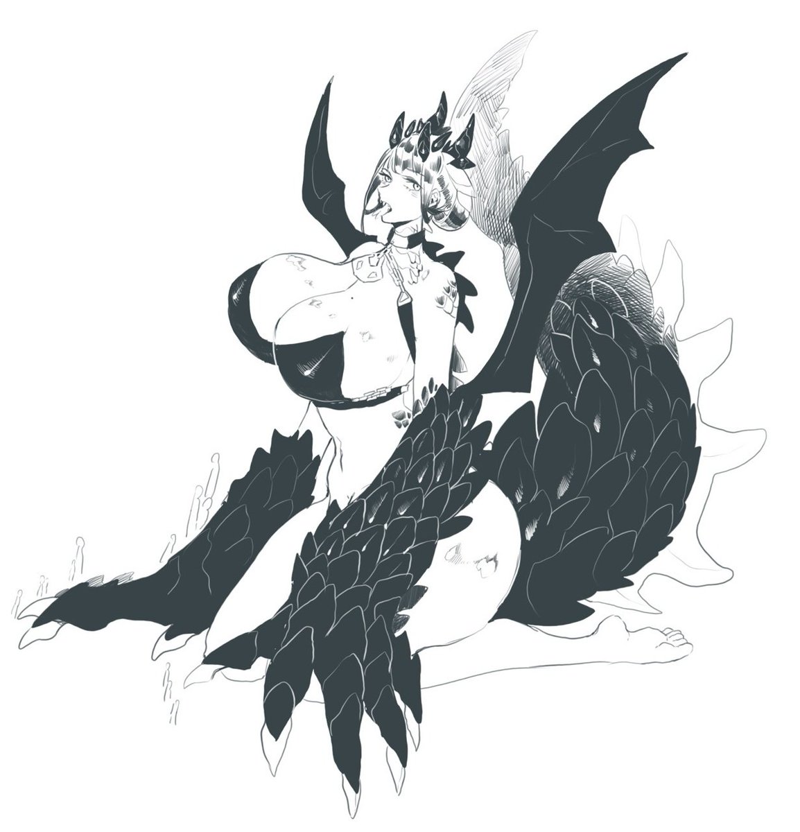 <!> 노출/남성향페티쉬 여캐 

거대드래곤마망 좋아... 얘도 분양할까