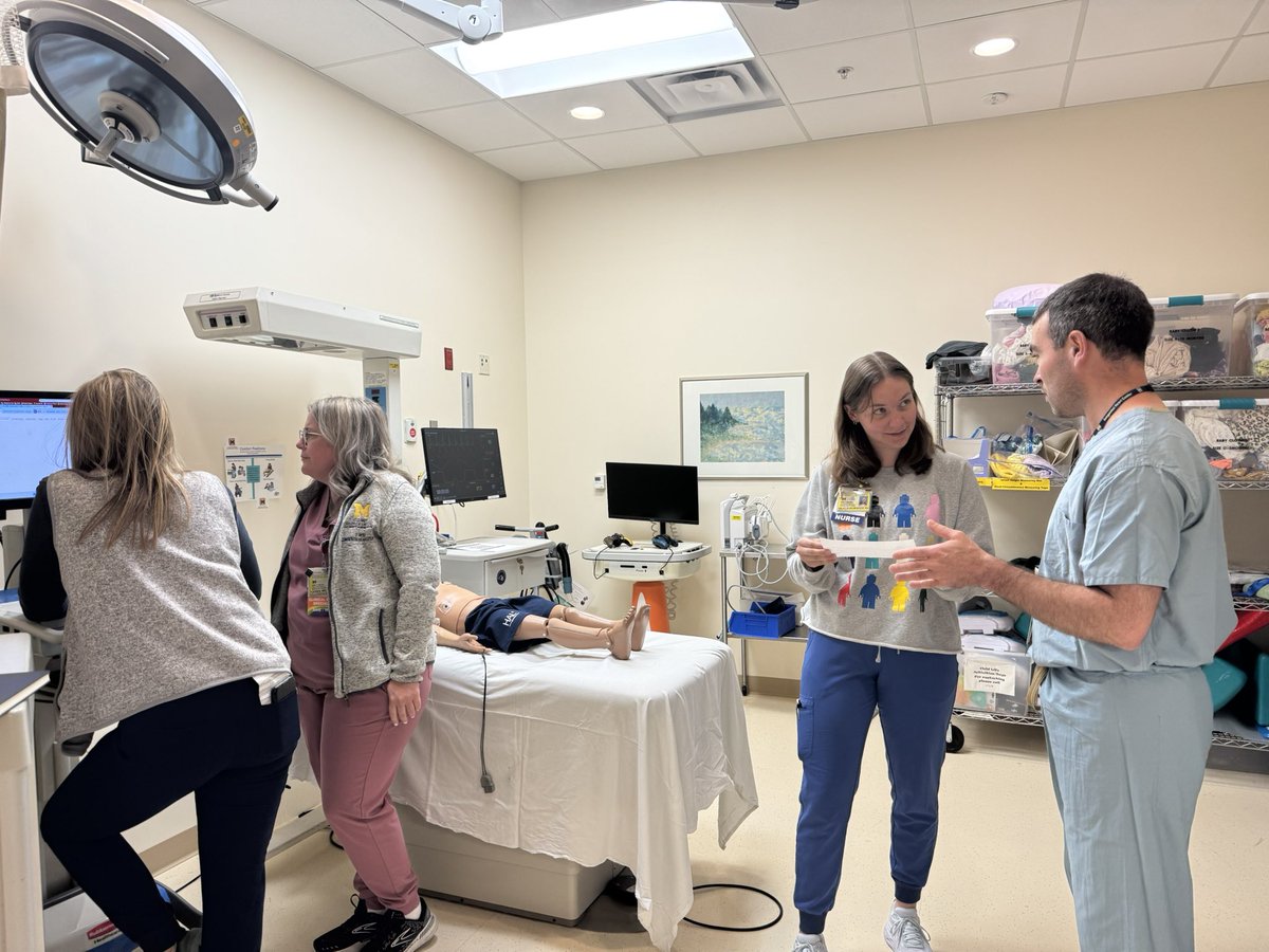 Kimberly DiMaria (@kim_dimaria) on Twitter photo β¨π«What better way to kick off #CPRAwarenessWeek than with a mock code on our Acute Care Cardiology Unit <a href="/MottChildren/">C.S. Mott Children's</a> π«β¨
Thank you to our incredible <a href="/MottDocs/">Mott Children's MD</a> team for practicing high-quality resuscitation! ππ#SimulationSavesLives
#CodeBlue
#PedsCardiology β¨π«What better way to kick off #CPRAwarenessWeek than with a mock code on our Acute Care Cardiology Unit <a href="/MottChildren/">C.S. Mott Children's</a> π«β¨
Thank you to our incredible <a href="/MottDocs/">Mott Children's MD</a> team for practicing high-quality resuscitation! ππ#SimulationSavesLives
#CodeBlue
#PedsCardiology