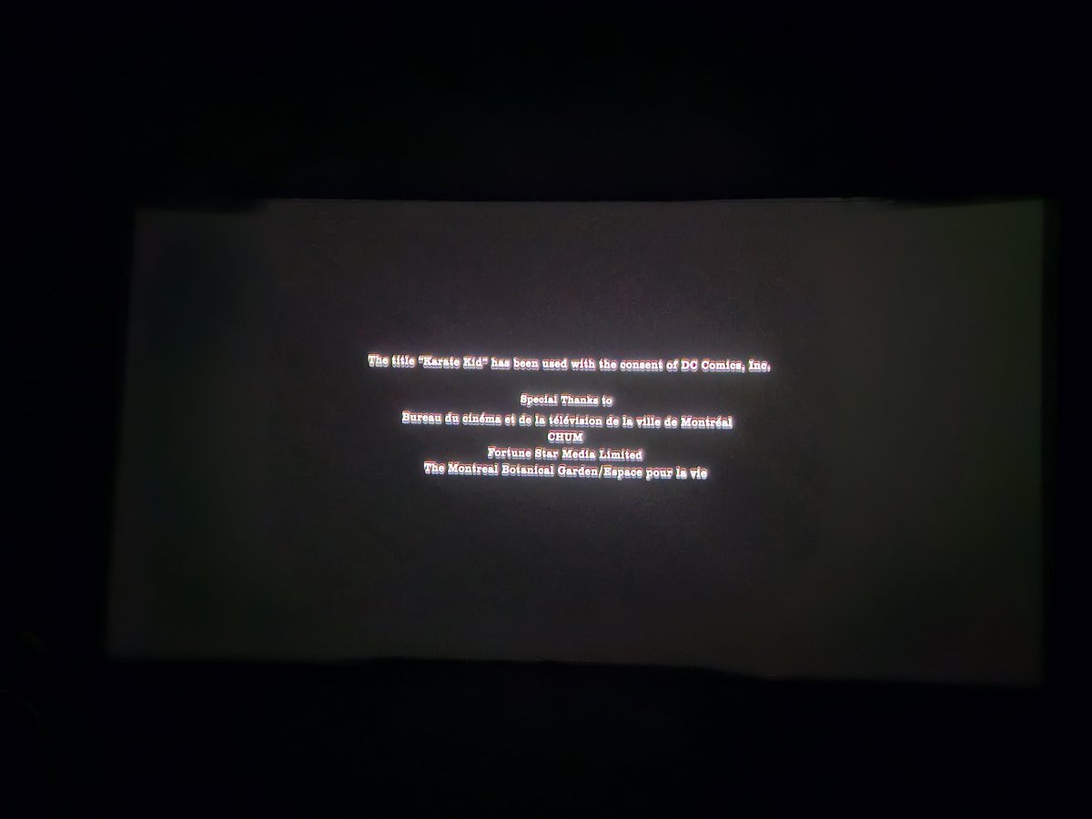 Tracy_Walters's tweet image. As shown at the end of this #KarateKidMovie and all five of the other ones, the title "Karate Kid" has been used with the consent of @DCOfficial Comics ...because they had a character named Karate Kid first! And I like all of 'em! 🥋