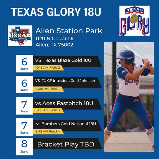 Bri Cesario (@briannacesario) on Twitter photo This weekend!! Come and bring the noise!! <a href="/glory2k26/">18u Texas Glory</a> <a href="/TexasGlory/">Texas Glory</a> #GlorytoGod #GloryNation This weekend!! Come and bring the noise!! <a href="/glory2k26/">18u Texas Glory</a> <a href="/TexasGlory/">Texas Glory</a> #GlorytoGod #GloryNation