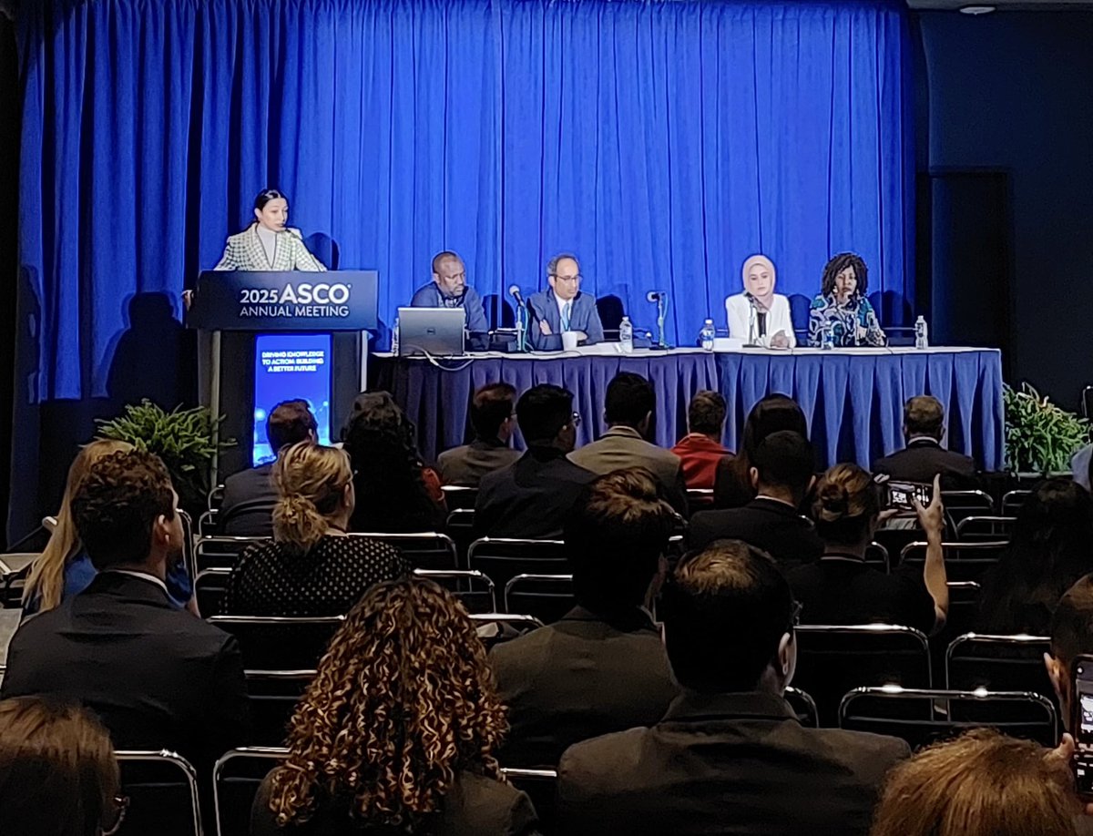 Jemma Arakelyan (@jarakelyan28092) on Twitter photo Honored to speak at <a href="/ASCO/">ASCO</a> 2025 on the hidden impacts of conflict on cancer care. <a href="/cancerandcrisis/">Institute of Cancer and Crisis</a> <a href="/Babaklab/">The Babak Lab HK</a> <a href="/oncodaily/">OncoDaily</a> <a href="/WHO/">World Health Organization (WHO)</a> <a href="/Rubagumyaf/">Fidel Rubagumya , MD, MMed, MPH</a> <a href="/m_mutebi/">Miriam Mutebi</a>
#ASCO2025 #CancerCare #GlobalHealth Honored to speak at <a href="/ASCO/">ASCO</a> 2025 on the hidden impacts of conflict on cancer care. <a href="/cancerandcrisis/">Institute of Cancer and Crisis</a> <a href="/Babaklab/">The Babak Lab HK</a> <a href="/oncodaily/">OncoDaily</a> <a href="/WHO/">World Health Organization (WHO)</a> <a href="/Rubagumyaf/">Fidel Rubagumya , MD, MMed, MPH</a> <a href="/m_mutebi/">Miriam Mutebi</a>
#ASCO2025 #CancerCare #GlobalHealth