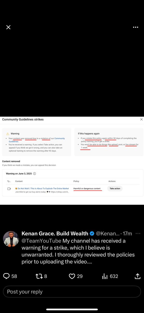 CrockettGregory's tweet photo. @TeamYouTube https://t.co/kwcRLhRRxH
