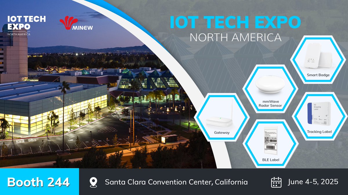 Join us at <a href="/iottechexpo/">IoT Tech Expo</a>  North America | Booth 𝟮𝟰𝟰! Enjoy a 𝗙𝗥𝗘𝗘 𝗚𝗢𝗟𝗗 𝗣𝗔𝗦𝗦 (valued at $999) with access to premium content and exclusive networking.

⬇️ Limited GOLD PASSES available – apply now 
minew.com/iot-tech-expo-…

#Minew #TechEvent #Expo