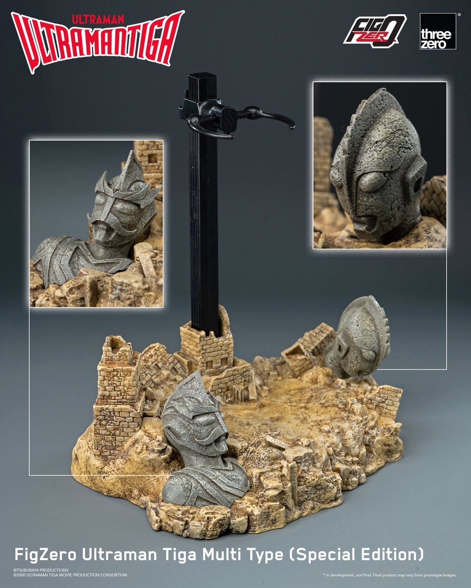 【Pre-order the FigZero Ultraman Tiga Multi Type NOW!】

threezero proudly presents the latest addition to the FigZero series, the Ultraman Tiga Multi Type action figure, faithfully recreating the classic Tokusatsu Hero.

FigZero Ultraman Tiga Multi Type (Standard and Special