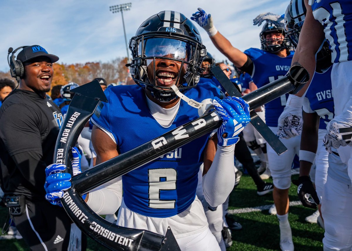 Dammy Adeoba (@adeobadammy) on Twitter photo After a great conversation with <a href="/CoachWooster/">Scott Wooster</a>, I’m blessed to say i’ve received my 8th offer from Grand Valley State University ⚓️ #AGTG
<a href="/CoachLouisGVSU/">Jim Louis</a> <a href="/gvsufootball/">GVSU Football</a> <a href="/coach_brevard/">MBrevard</a> <a href="/Coach_Coleman13/">Dionte Coleman</a> <a href="/EzeObiora2/">Coach Eze Obiora 🇳🇬</a> <a href="/IndianaPreps/">Indiana Preps</a> <a href="/PrepRedzoneIN/">Prep Redzone Indiana</a> <a href="/KyleNeddenriep/">Kyle Neddenriep</a> After a great conversation with <a href="/CoachWooster/">Scott Wooster</a>, I’m blessed to say i’ve received my 8th offer from Grand Valley State University ⚓️ #AGTG
<a href="/CoachLouisGVSU/">Jim Louis</a> <a href="/gvsufootball/">GVSU Football</a> <a href="/coach_brevard/">MBrevard</a> <a href="/Coach_Coleman13/">Dionte Coleman</a> <a href="/EzeObiora2/">Coach Eze Obiora 🇳🇬</a> <a href="/IndianaPreps/">Indiana Preps</a> <a href="/PrepRedzoneIN/">Prep Redzone Indiana</a> <a href="/KyleNeddenriep/">Kyle Neddenriep</a>