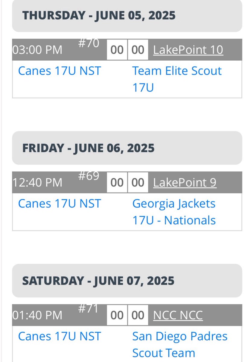 JakubMudd (@jakubmudd) on Twitter photo Excited for my first tournament starting this week!! Our schedule is posted below: #uncommited <a href="/TheCanesBB/">Canes Baseball</a> <a href="/CanesBBScouting/">Canes Baseball - Scouting</a> Excited for my first tournament starting this week!! Our schedule is posted below: #uncommited <a href="/TheCanesBB/">Canes Baseball</a> <a href="/CanesBBScouting/">Canes Baseball - Scouting</a>