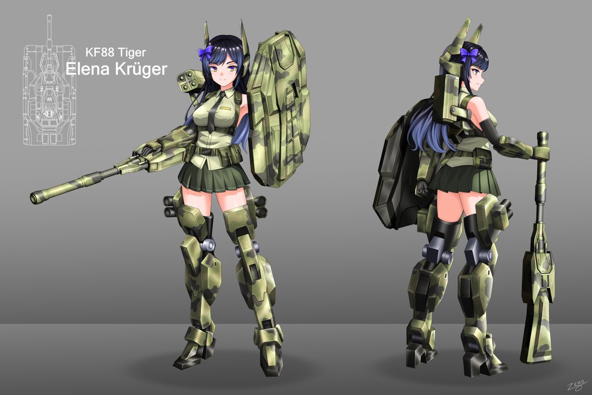 DrawingsZERO's tweet image. Commission by: @MenzTimothy 

Elena Krüger
KF88 Tiger

pixiv.net/en/artworks/13…