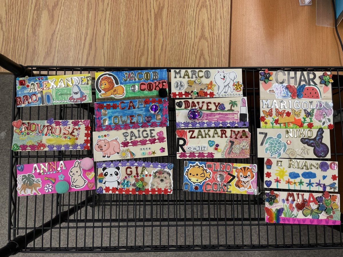 Stephanie (@misscini1) on Twitter photo Some fun with mixed media art! Creating name plates to take home and put somewhere special. <a href="/SelwynTdsb/">SelwynTDSB</a> <a href="/tdsb/">Toronto District School Board</a> <a href="/TDSBLibrary/">TDSB Library Learning Resources</a> <a href="/ProfLibraryTDSB/">TDSB Professional Teaching and Learning Library</a> <a href="/TDSB_STEM/">TDSB STEM K-12</a> <a href="/oslacouncil/">OSLA Council</a> <a href="/CdnSchoolLibrar/">Cdn School Libraries</a> <a href="/ONLibraryAssoc/">OLA</a>
#ONSchoolLibraries #SchoolLibraryJoy #SchoolLibrary #onted Some fun with mixed media art! Creating name plates to take home and put somewhere special. <a href="/SelwynTdsb/">SelwynTDSB</a> <a href="/tdsb/">Toronto District School Board</a> <a href="/TDSBLibrary/">TDSB Library Learning Resources</a> <a href="/ProfLibraryTDSB/">TDSB Professional Teaching and Learning Library</a> <a href="/TDSB_STEM/">TDSB STEM K-12</a> <a href="/oslacouncil/">OSLA Council</a> <a href="/CdnSchoolLibrar/">Cdn School Libraries</a> <a href="/ONLibraryAssoc/">OLA</a>
#ONSchoolLibraries #SchoolLibraryJoy #SchoolLibrary #onted