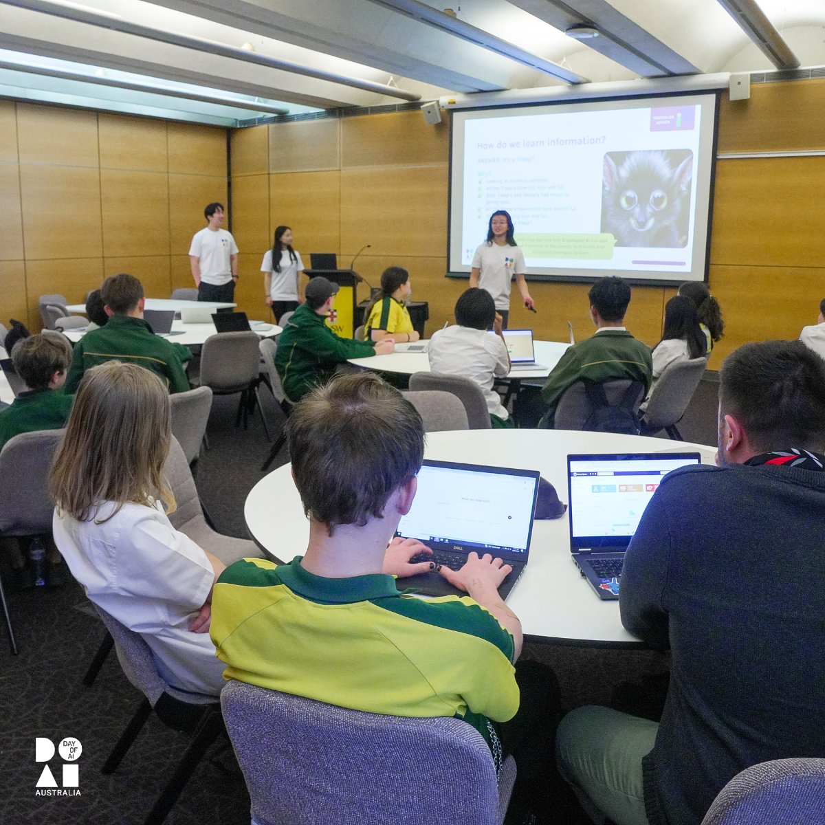 📸 50 Ingleburn High students spent a day at UNSW on 20 May for #DayofAI—exploring AI careers, visiting Sunswift HQ &amp; seeing STEM come to life.

Thanks to all our partners who enable the Classroom Champions, <a href="/UNSW/">UNSW</a>, &amp; to <a href="/Officeworks/">Officeworks</a> for supporting our device donation program.