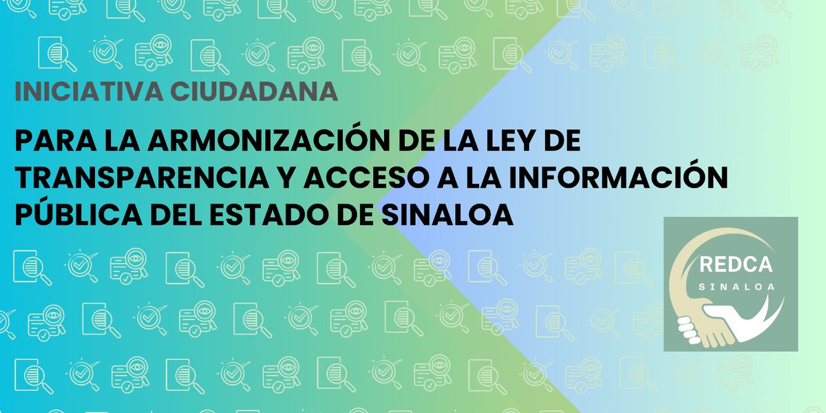 cpcsinaloa's tweet photo. 🔎✍️🧵(1/3) Conoce más sobre nuestra iniciativa ciudadana para el Acceso a la Información Pública en Sinaloa. 
#ParticipaciónCiudadana #REDCA #CPCSinaloa #Transparencia #Anticorrupción https://t.co/8QKGMxYzJl