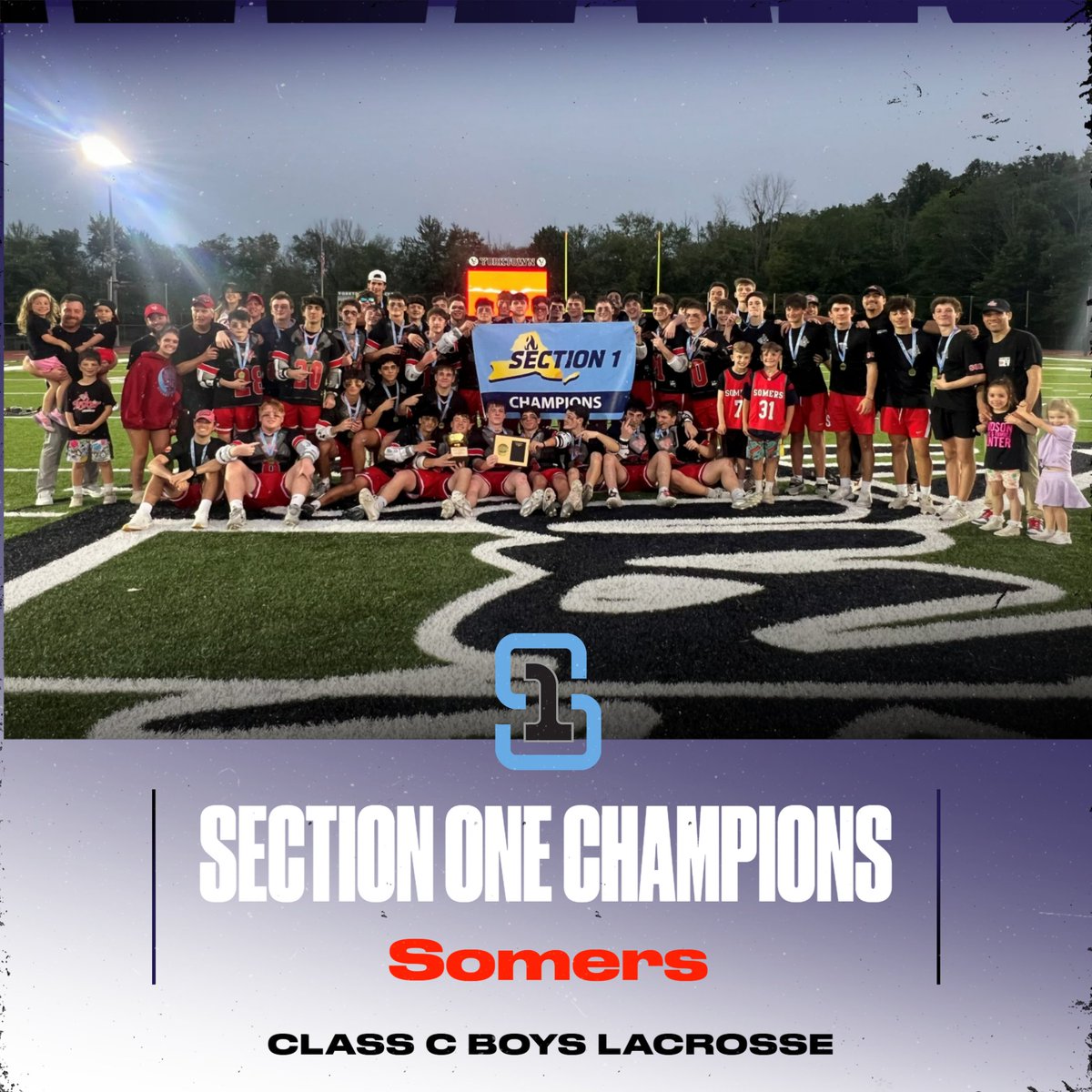 Section I Athletics (@seconeathletics) on Twitter photo Somers defeats Rye 12-7 in the Class C Boys Lacrosse Championship tonight at Yorktown HS.
<a href="/SomersLax/">Somers Lacrosse</a> @tuskerathletics Somers defeats Rye 12-7 in the Class C Boys Lacrosse Championship tonight at Yorktown HS.
<a href="/SomersLax/">Somers Lacrosse</a> @tuskerathletics