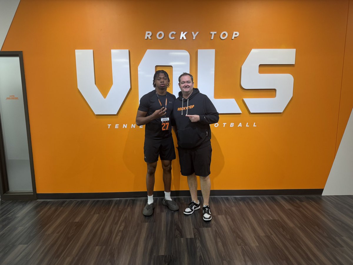 Anthony Sweeney (@tankmanbeast) on Twitter photo I had a great visit to Tennessee this past weekend. Thank you to all the coaches for showing me what Tennessee Football is about!
<a href="/gcfootball/">GC Football</a> <a href="/coachjoshheupel/">Josh Heupel</a> <a href="/CoachTimBanks/">Tim Banks</a> <a href="/adamgorney/">Adam Gorney</a> <a href="/RivalsFriedman/">Adam Friedman</a> <a href="/TheUCReport/">Billy Tucker</a> <a href="/247recruiting/">247Sports Recruiting</a> @On3Recruits <a href="/BrianDohn247/">BrianDohn247</a> <a href="/MohrRecruiting/">Brian Mohr</a> I had a great visit to Tennessee this past weekend. Thank you to all the coaches for showing me what Tennessee Football is about!
<a href="/gcfootball/">GC Football</a> <a href="/coachjoshheupel/">Josh Heupel</a> <a href="/CoachTimBanks/">Tim Banks</a> <a href="/adamgorney/">Adam Gorney</a> <a href="/RivalsFriedman/">Adam Friedman</a> <a href="/TheUCReport/">Billy Tucker</a> <a href="/247recruiting/">247Sports Recruiting</a> @On3Recruits <a href="/BrianDohn247/">BrianDohn247</a> <a href="/MohrRecruiting/">Brian Mohr</a>