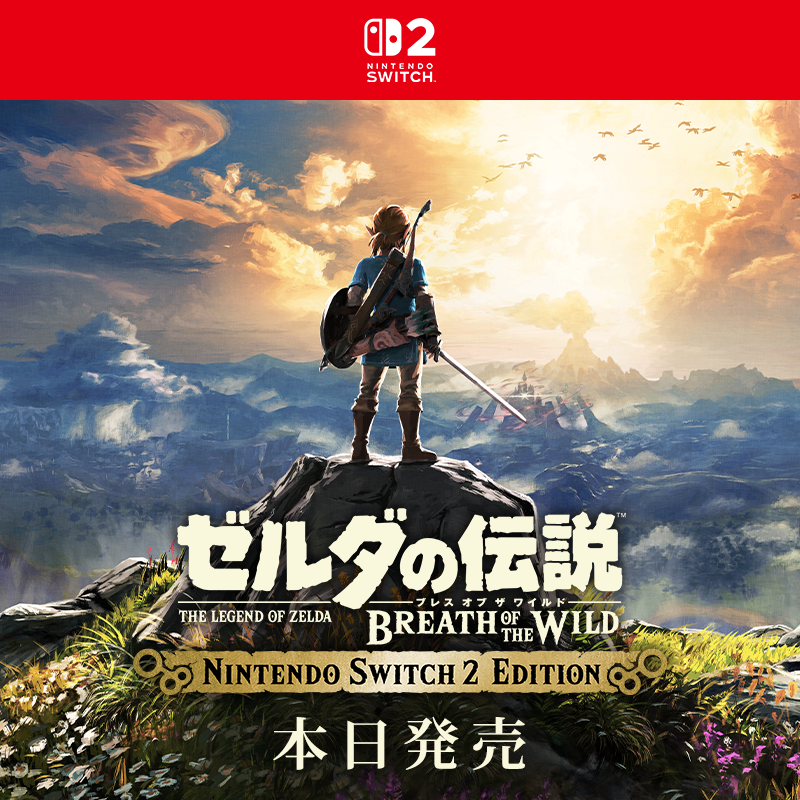 ゼルダの伝説　ブレスオブザワイルド&ティアーズオブザキングダム2本 ゼルダの伝説 ティアーズ オブ ザ キングダム Nintendo Switch 2