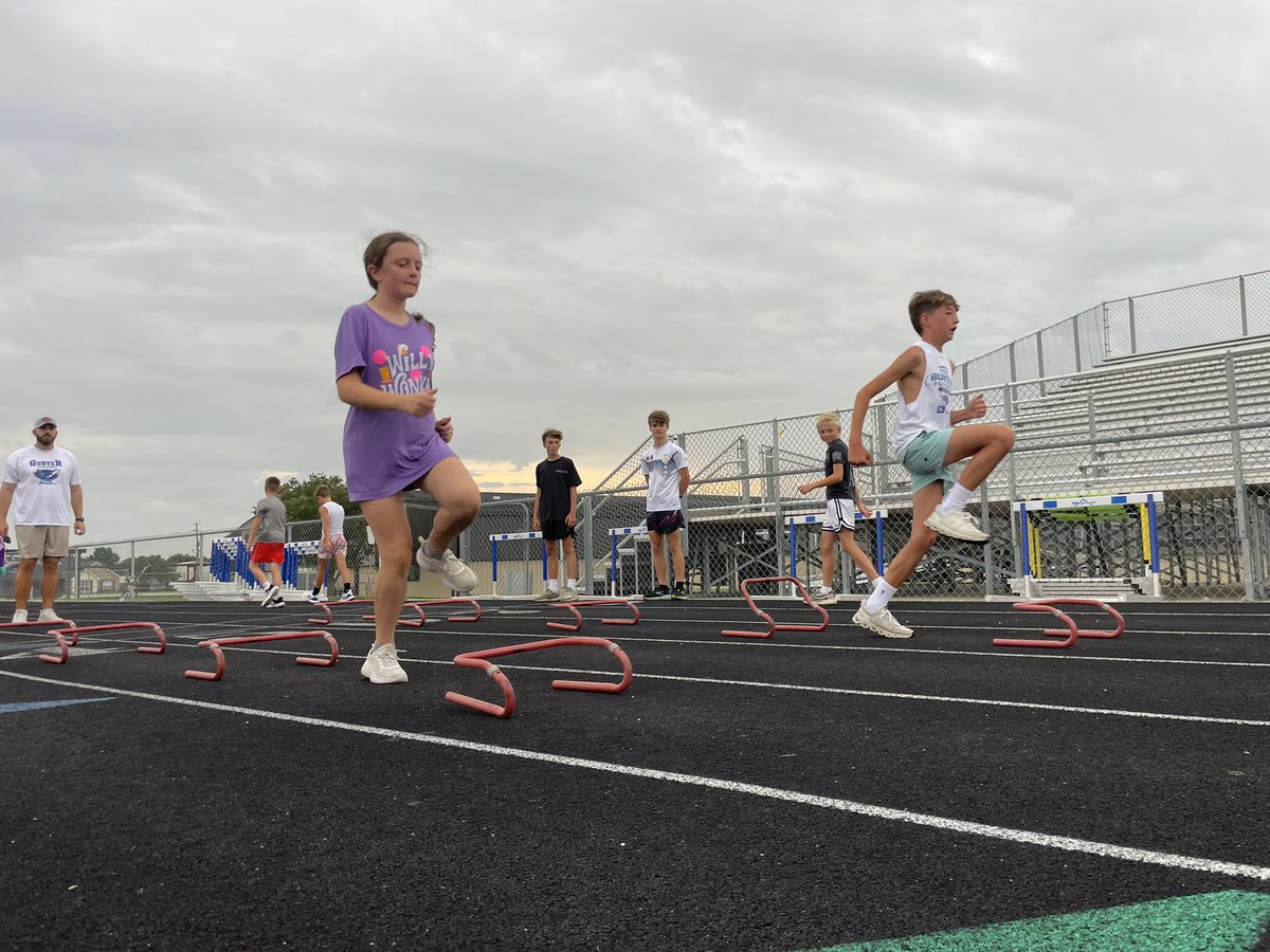 GunterTrack's tweet image. Great first day of our Youth Track Camp! Looking forward to more fun Wednesday! 

It takes what it takes! 
#243
#TPW