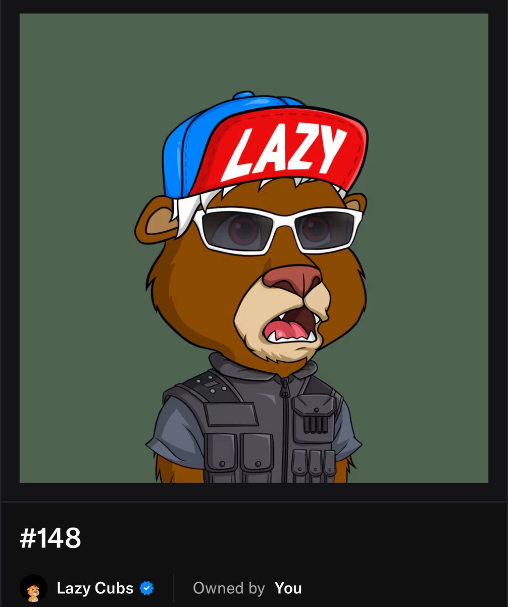 How it started | How it’s going

<a href="/LazyLionsNFT/">Lazy Lions 👑</a> #CubReroll #ROAR $LAZY