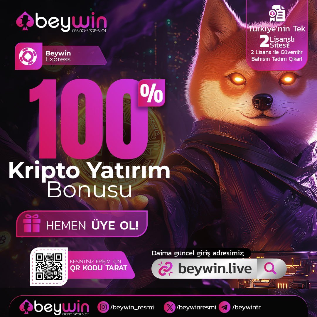 beywinresmi's tweet photo. 🎁 Bu promosyon '' KRİPTO '' yöntemi ile yapacağınız ilk yatırımınız için faydalanabileceğiz bir bonustur.

YATIRIMIN ADRESİ

🌐Beywin Giriş (https://t.co/hQBAxQdoja) https://t.co/4XxcEeI6qd