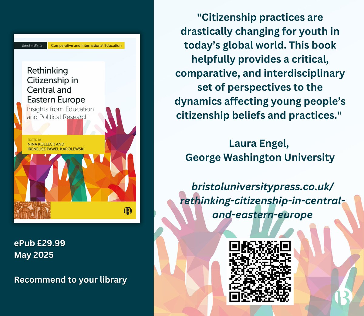 Bristol Uni Press (@brisunipress) on Twitter photo "In this book, <a href="/NinaKolleck/">Nina Kolleck</a> and <a href="/p_ireneusz/">Ireneusz P. Karolewski</a> invite us to understand controversial citizenship policies and practices in an under-researched key area." Massimiliano Tarozzi, University of Bologna
ow.ly/B5Ku50W3a38 "In this book, <a href="/NinaKolleck/">Nina Kolleck</a> and <a href="/p_ireneusz/">Ireneusz P. Karolewski</a> invite us to understand controversial citizenship policies and practices in an under-researched key area." Massimiliano Tarozzi, University of Bologna
ow.ly/B5Ku50W3a38