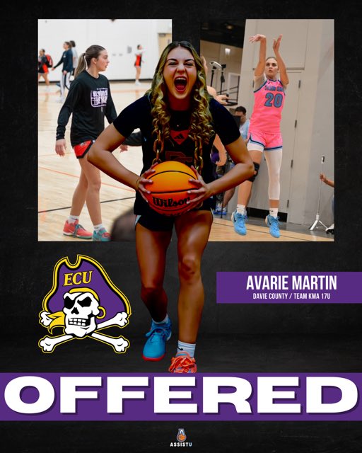 Avarie Martin (@avariem24) on Twitter photo I'm very grateful to receive a D1 offer from <a href="/ECUWBB/">East Carolina Women’s Basketball</a> Thank you to <a href="/ECUCoachJH3/">Jason Harris</a> <a href="/ecucoachkim/">Kim McNeill</a> for believing in me! <a href="/Assist_U_/">AssistU Recruiting</a> <a href="/Teamkma24/">Team KMA</a> I'm very grateful to receive a D1 offer from <a href="/ECUWBB/">East Carolina Women’s Basketball</a> Thank you to <a href="/ECUCoachJH3/">Jason Harris</a> <a href="/ecucoachkim/">Kim McNeill</a> for believing in me! <a href="/Assist_U_/">AssistU Recruiting</a> <a href="/Teamkma24/">Team KMA</a>