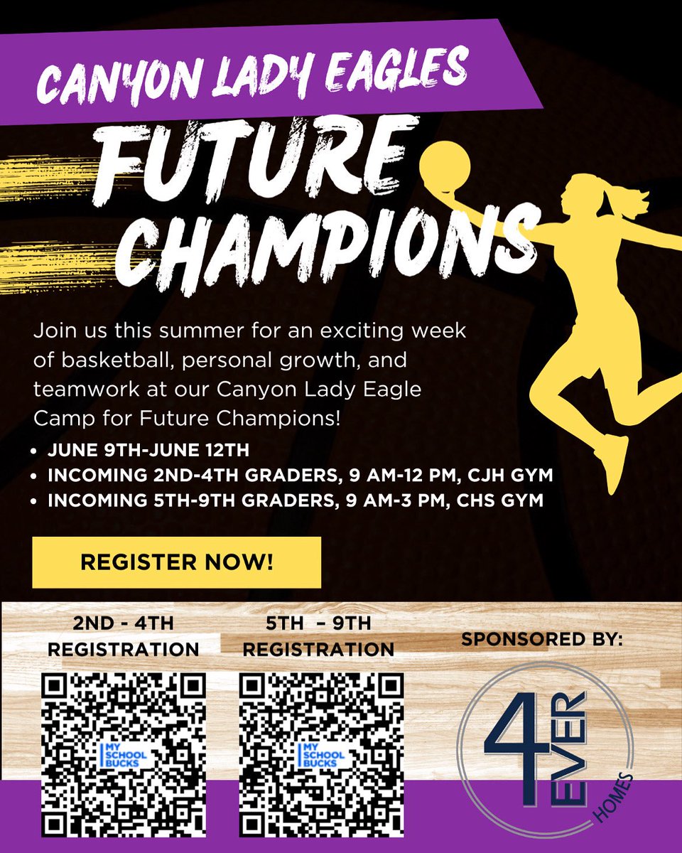 Camp starts Monday, not too late to sign up!!