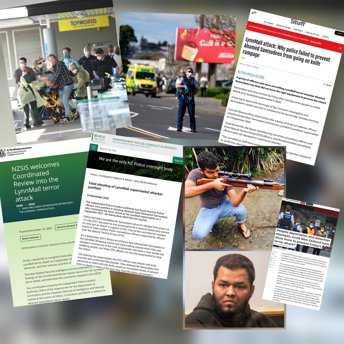 The Consultant (@theconsultant18) on Twitter photo <a href="/KiwiLivesMatter/">Kiwi BOSS</a> <a href="/NewstalkZB/">Newstalk ZB</a> 🛑 NZ 🇳🇿
The Lynn Mall Islamist terrorist attack was 💯 % preventable.
The red flags largely ignored by government agencies including by former PM <a href="/jacindaardern/">Jacinda Ardern</a>. <a href="/KiwiLivesMatter/">Kiwi BOSS</a> <a href="/NewstalkZB/">Newstalk ZB</a> 🛑 NZ 🇳🇿
The Lynn Mall Islamist terrorist attack was 💯 % preventable.
The red flags largely ignored by government agencies including by former PM <a href="/jacindaardern/">Jacinda Ardern</a>.