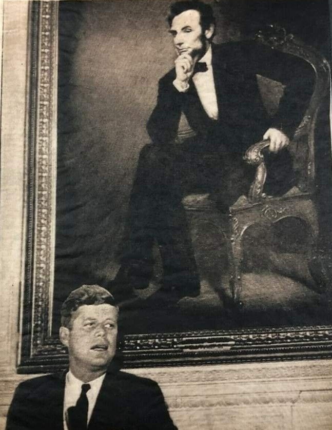 Wait until you finally realize there are no coincidences 

Abraham Lincoln was elected to Congress in 1846.

John F. Kennedy was elected to Congress in 1946.

Abraham Lincoln was elected president in 1860.

John F. Kennedy was elected president in 1960.

Both wives lost a child