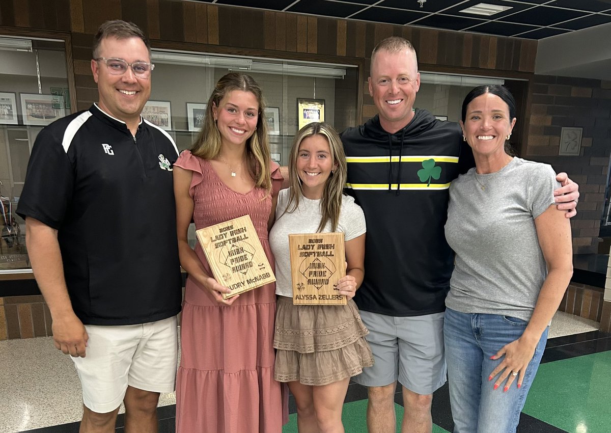Lady Irish Softball (@shs_irishsball) on Twitter photo โ๏ธ๐ฅโ๏ธ
Tonight we said goodbye to 2 of the best to play at SHS!
<a href="/AudryMcnabb/">Audry McNabb</a> and <a href="/alyssazellers6/">Alyssa Zellers</a> have set the bar for how we play ๐ฅ in the Land of the Irish!
Thank you for 4 of the best years, canโt wait to see you back at a game!
#playwithpurpose
Go Irish!
โ๏ธ๐ฅโ๏ธ โ๏ธ๐ฅโ๏ธ
Tonight we said goodbye to 2 of the best to play at SHS!
<a href="/AudryMcnabb/">Audry McNabb</a> and <a href="/alyssazellers6/">Alyssa Zellers</a> have set the bar for how we play ๐ฅ in the Land of the Irish!
Thank you for 4 of the best years, canโt wait to see you back at a game!
#playwithpurpose
Go Irish!
โ๏ธ๐ฅโ๏ธ