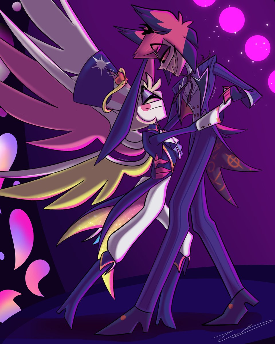 I rushed a little on this one but I absolutely ADORE the outfits for the new Hazbin pride merch so I of course had to draw my favorite ship and my best boissss
#radioapple #appleradio #HazbinHotelLucifer #HazbinHotelAlastor #PrideMonth