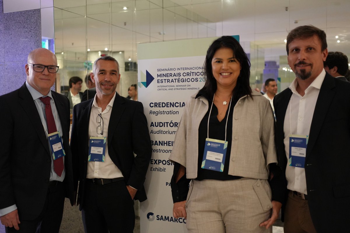 Resouro was on the ground at the International Seminar on Critical and Strategic Minerals, spotlighting our Tiros Titanium and Rare Earths Project. We shared insights into how these minerals are powering the global energy transition and driving innovation in technologies.