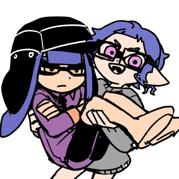 我的草稿真的是草哦
#このタグを見た人はラフ画とその完成絵を見せる