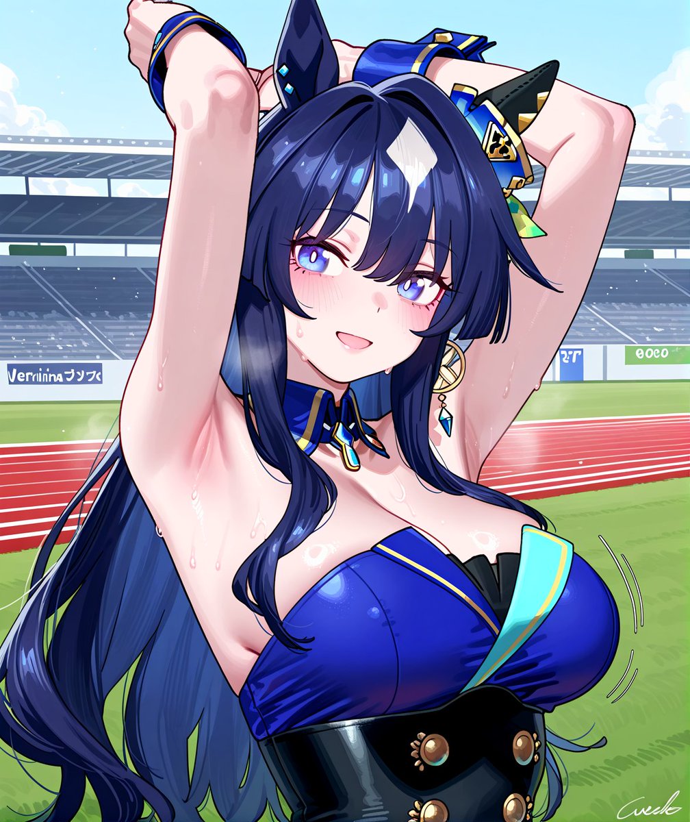 ファンサするヴィルシーナ