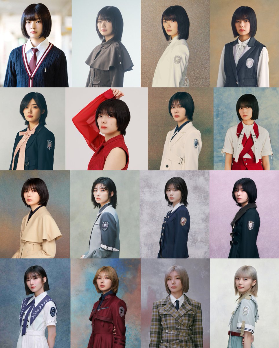 夏鈴ちゃん歴代アー写 #藤吉夏鈴 #櫻坂46 #櫻坂46_MakeorBreak