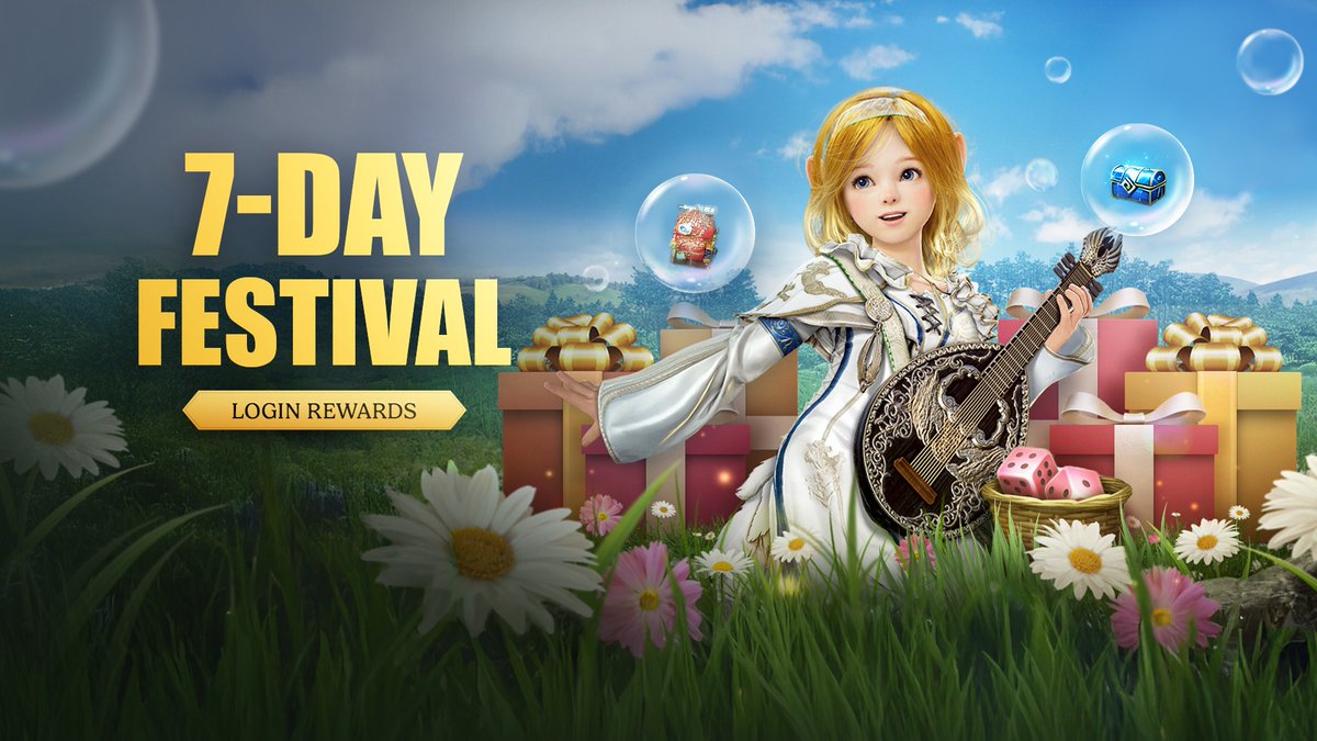 🚨Reminder!🚨

Only 8 more days to take advantage of the Special Festival Log-In Event! 
Log in today so you can receive ALL the rewards! 

#BDC #BlackDesertConsole #BlackDesert #MMO #Xbox #Playstation