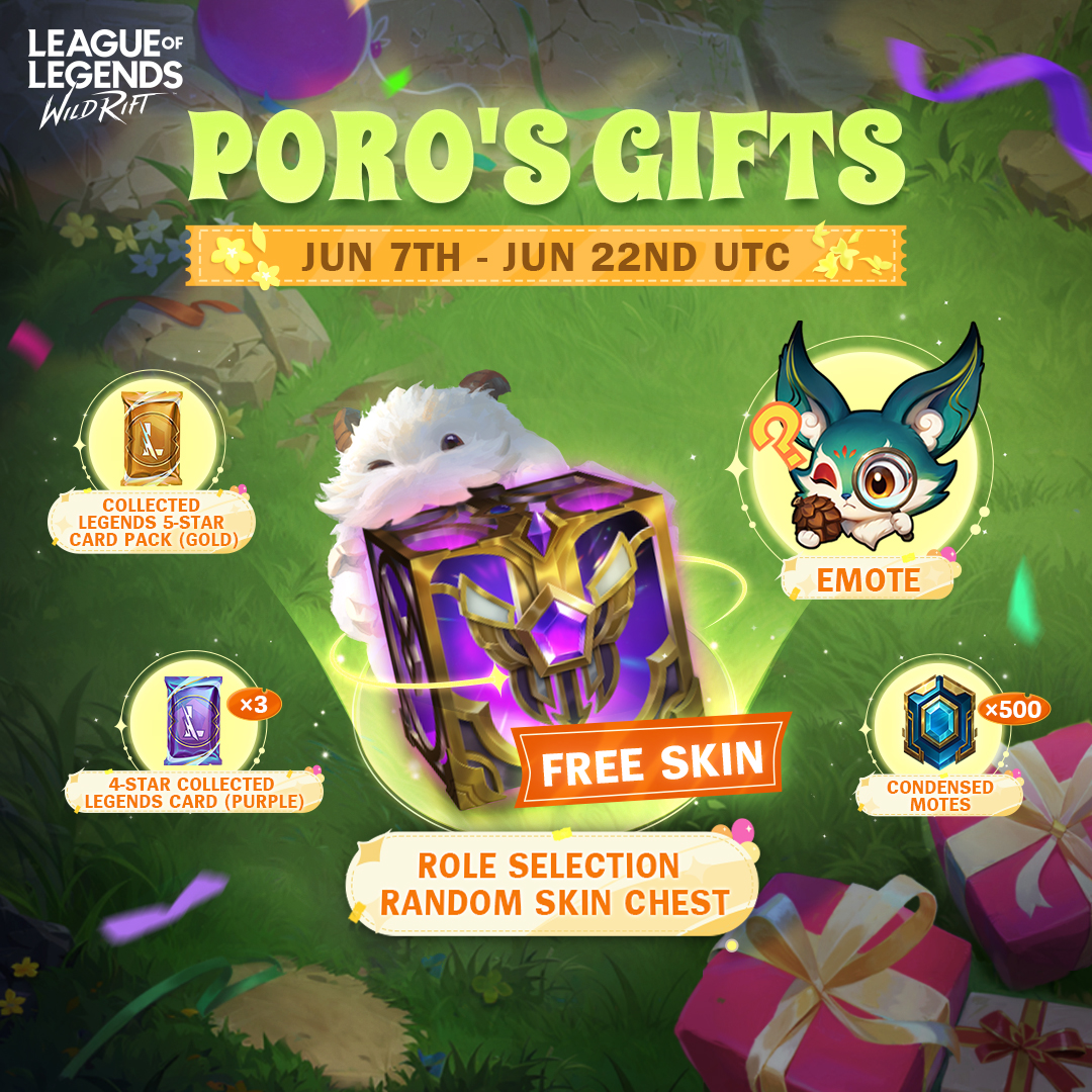 What would a good celebration be without gifts?! The poros have got you covered 🎁