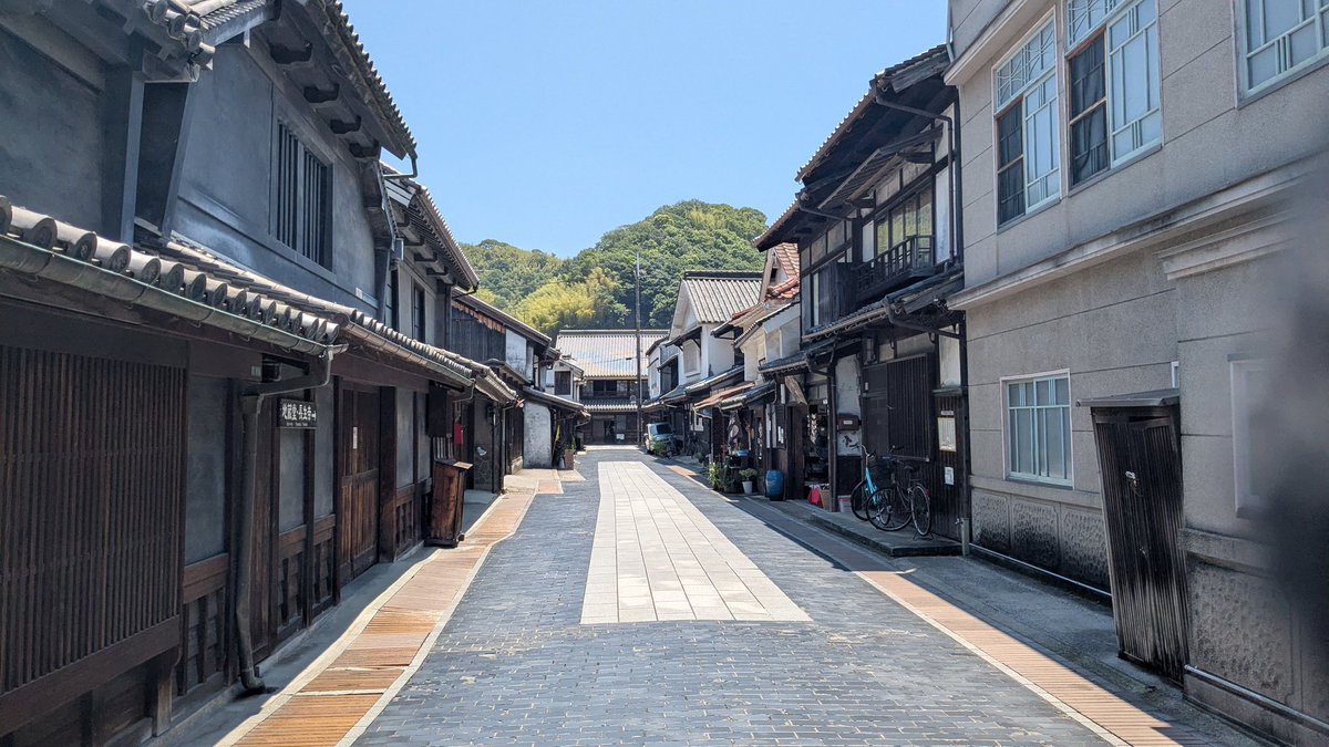 竹原の町並み保存地区は、ええ感じに奥まってますな（ ﾟ∀ﾟ ）