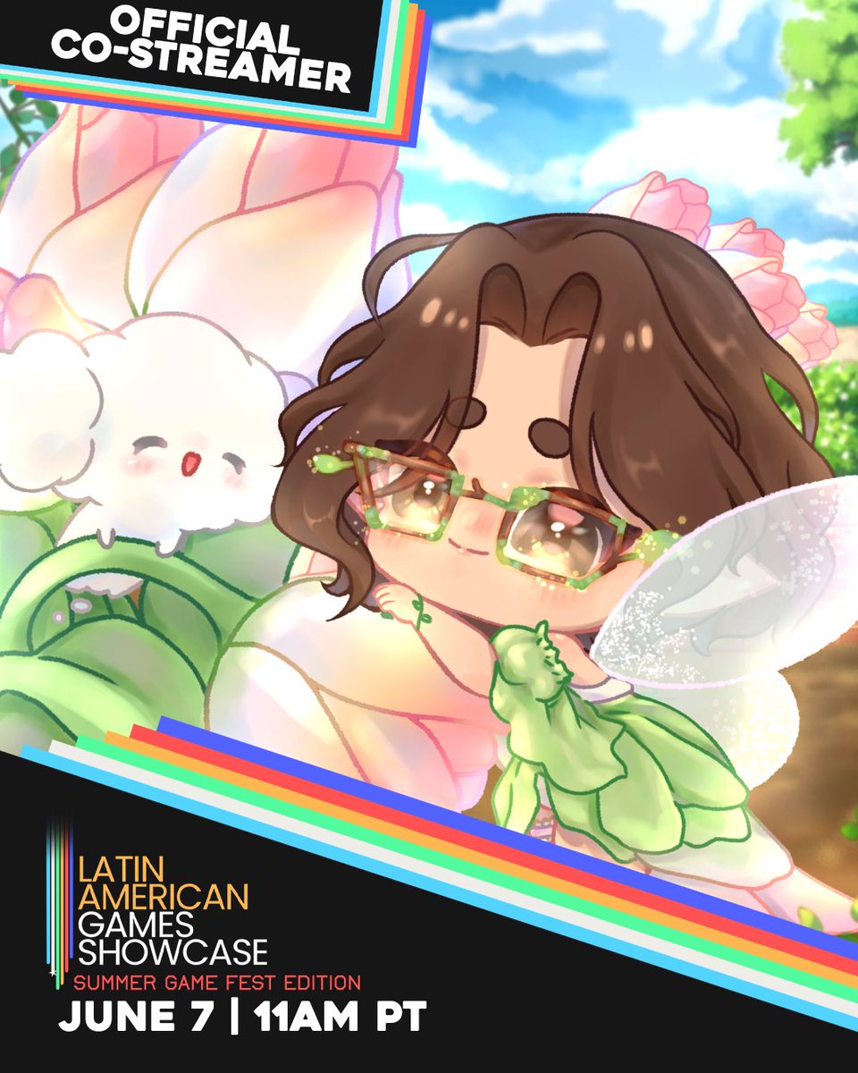bri ♡ (@margabritaa) on Twitter photo your two latina powerhouses will also be co-streaming this year's Latin American Games Showcase, highlighting games developed by LATAM-led teams and Latines all over the world 🇲🇽 join us at 11 AM PDT for the @LAGSShowcase!
art by <a href="/meridazzleds/">꒰ ♡ ꒱ :: 𝒎𝒆𝒓𝒊 || comms crunch</a> 🤍 your two latina powerhouses will also be co-streaming this year's Latin American Games Showcase, highlighting games developed by LATAM-led teams and Latines all over the world 🇲🇽 join us at 11 AM PDT for the @LAGSShowcase!
art by <a href="/meridazzleds/">꒰ ♡ ꒱ :: 𝒎𝒆𝒓𝒊 || comms crunch</a> 🤍