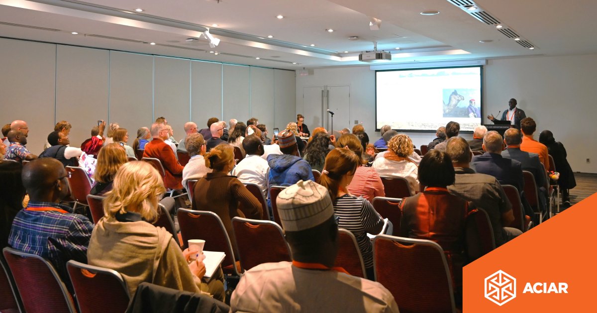 At #IRC2025, #ACIAR-supported delegate Dr Hussein Twario presented his study exploring multifunctional land use as part of a 'just transition' that combines pastoralism with generating renewable energy in Kenya &amp; Manila.