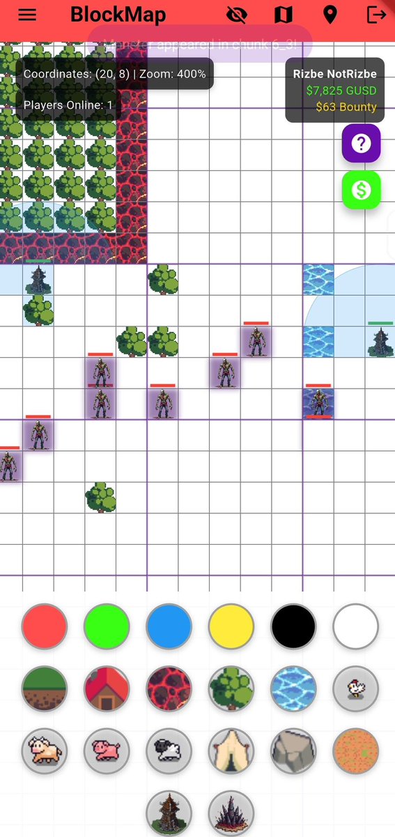 Our next mobile game running on Android &amp; IOS is coming soon! <a href="/blockmap_fun/">block map</a> will be a fun time for all ages. 

Earn $GUSD and take over the world 🌎