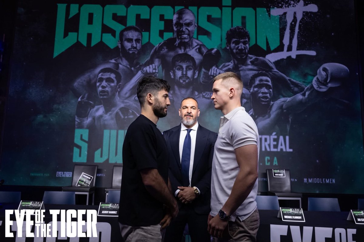 Jan Czerklewicz🥊 (@jczerklewicz) on Twitter photo Pierwsze face to face za nami 👀🥊
Jutro ważenie i transmisja będzie na Facebooku grupy Eye of the tiger. 
A w nocy z czwartku na piątek, czeka mnie prawdziwie face to face i walka o marzenia. 🔥 Cieszę się, że będziecie mogli to zobaczyć na <a href="/sport_tvppl/">TVP SPORT</a> 🔥✊🏻 Pierwsze face to face za nami 👀🥊
Jutro ważenie i transmisja będzie na Facebooku grupy Eye of the tiger. 
A w nocy z czwartku na piątek, czeka mnie prawdziwie face to face i walka o marzenia. 🔥 Cieszę się, że będziecie mogli to zobaczyć na <a href="/sport_tvppl/">TVP SPORT</a> 🔥✊🏻
