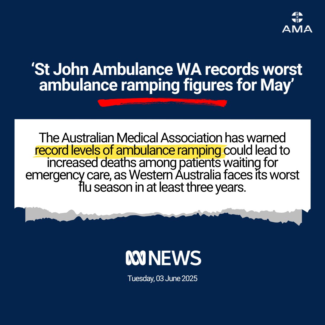 Patients in WA spent 5,333 hours ramped outside hospitals — the worst May on record — as flu cases surged and emergency departments struggled to cope.
This is more than just a number. It's a sign of a health system under immense strain.