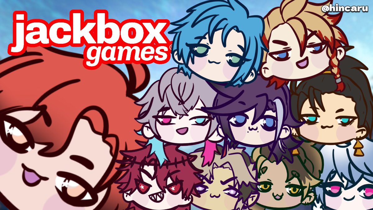 Yo, It's my Birthday in JST!
Let's celebrate by gathering as many of the guys as we can in one place &gt;:)
Then they'll be with us forever (mainly me tho)

                    「STARS EN JACKBOX COLLAB」
🪫WAIT ROOM: youtube.com/watch?v=PVgSPX…

🔴#FlayOnAir🗝️art: @/hincaru