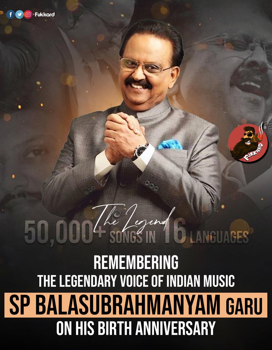 Fukkard's tweet photo. Remembering #SPB Garu 🙏
#SPBalaSubrahmanyam #SPBLiveOn https://t.co/z2ApBj6Anl